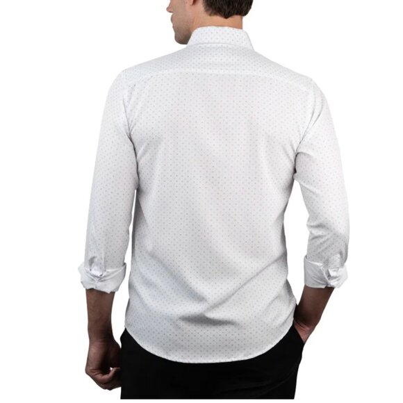 NWT Nautica Men's Performance Dress Shirt -- Iron free - Picture 5 of 9